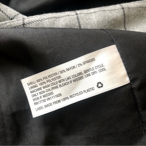 A NEW DAY Grey Checkered Plaid Blazer – Women's XXL - Picture 10 of 10